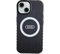 Custodia MagSafe Audi per iPhone 15, nera