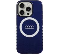 Custodia MagSafe Audi per iPhone 15 Pro, colore blu