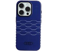 Custodia MagSafe Audi per iPhone 15 Pro, colore blu