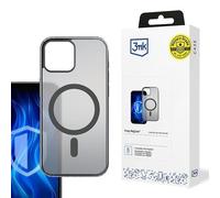 Custodia MagSafe Frosty per iPhone 14 Plus 3MK, nera