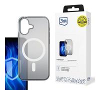 Custodia MagSafe Frosty per iPhone 16 Plus 3MK, colore bianco