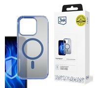 Custodia MagSafe Frosty per iPhone 16 Pro 3MK, colore blu