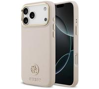 Custodia MagSafe Guess Grained Strass Logo per iPhone 17 Pro Max rosa - Nouvo