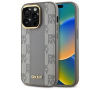 Custodia MagSafe in pelle DKNY per iPhone 14 Pro, beige