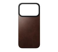 NOMAD MagSafe - Cover in vera pelle per iPhone 17 Pro, compatibile con MagSafe, colore: marrone rustico