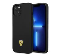 Custodia MagSafe in silicone Ferrari per iPhone 14, colore nero