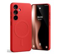 Custodia MagSafe Mercury per Samsung S25, colore rosso