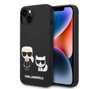 Custodia MagSafe nera per iPhone 14 Plus di Karl Lagerfeld