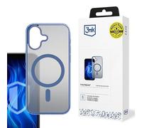 Custodia MagSafe per iPhone 16 3MK, colore blu.