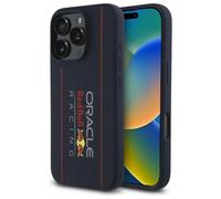 CG MOBILE Red Bull RBHMP16X24SIOLRV Custodia per iPhone 16 Pro Max 6.9 Pollici Blu Navy Licenza Silicone Verticale Compatibile con Logo MagSafe
