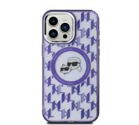 Custodia MagSafe viola per iPhone 15 di Karl Lagerfeld