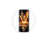 Custodia - MANIACASE - Huawei P30 Pro - Vikings Stagione 6 - Logo V - Spada di Fuoco - Nero