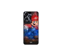 Custodia - MANIACASE - Oppo A59 5G - Super Mario Bros - Morbida - Nera