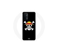 Custodia - MANIACASE - Oppo A74 - Manga One Piece Teschio - Morbida - Nera