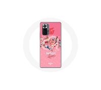 Custodia - MANIACASE - Xiaomi Redmi Note 10 Pro - Silicone Morbido - Rosso - Logo TWICE What Is Love