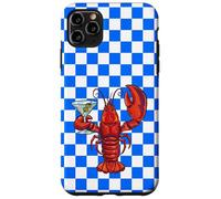 Custodia Martini Lobster a quadretti per cocktail retrò a Custodia per iPhone 11 Pro Max