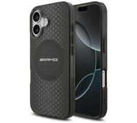 Custodia Mercedes AMG Magsafe IPHONE 17 Plastica Nero Trasparente Logo