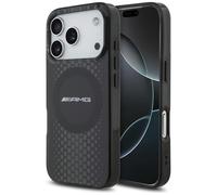 Custodia Mercedes AMG Magsafe IPHONE 17 Pro Plastica Nero Trasparente Logo