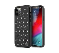 Custodia Mercedes MEHCP12LESPBK Argento Stelle Nero - iPhone 12 Pro Max