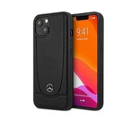 Custodia Mercedes per iPhone 13 Mini, nero - Linea Urban in pelle