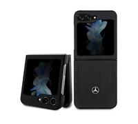 Custodia Mercedes Urban Line in pelle, nera - Samsung Galaxy Z Flip 5