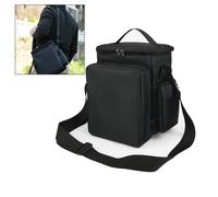 Custodia Microfono Nera Resistente con Sei Scomparti per un Facile Accesso