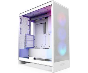 Custodia mid-tower NZXT H7 Flow RGB (2024) - Tutto bianco