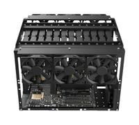 Custodia mineraria, Rig Frame, custodia per computer PC custodia per computer versatile per un raffreddamento efficiente, robusto supporto per miniera adatto per schede madri ATX
