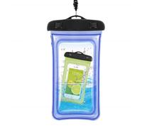 Custodia mobile impermeabile galleggiante misura universale Blu 1 Pack