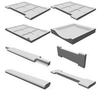 Custodia Modulare Cartucce per Nintendo 3DS Card Storage Stampato 3D