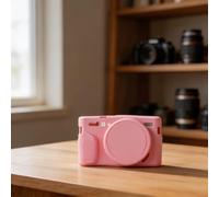 Custodia morbida bianca per Canon G7X per Mark II Shock Absorb Bianco (rosa)