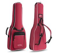 Custodia Morbida Borsa per Chitarra Classica Acustica 1/2 Imbottita 90 cm Rosso