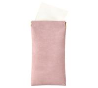 Custodia morbida - Custodia in pelle PU da 18 cm, supporto da sole leggero, custodia protettiva resistente, borsa flessibile | Custodia superiore portatile da pressare per uomini e fe, Rosa, Se