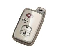 Custodia Morbida For Chiave Auto In TPU Per Toyota Per Aqua RAV4 Per Land Per Cruiser Per Camry Per Prado Per Corolla Per Prius 2013 2014 Copri Chiave(Bianca)