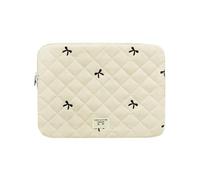 Custodia morbida for laptop e tablet con grafica a fiocco, 11, 13,3, 14 e 15,6 pollici(White,9.7-11 inch)