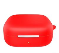 Custodia morbida in silicone per auricolari Huawei FreeArc, custodia protettiva flessibile con gancio antiscivolo, design portatile (rosso)