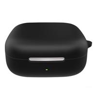 Custodia morbida in silicone per auricolari Huawei FreeArc, custodia protettiva flessibile con gancio antiscivolo design portatile (nero)