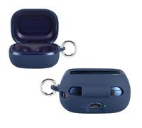 Custodia morbida in silicone per auricolari wireless JBL LIVE BUDS 4, ultra sottile, antigraffio, anti-smarrimento, con fibbia rotonda, accessori per auricolari Live Buds 4 (blu navy)