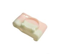 Custodia morbida in silicone per fotocamera Canon PowerShot SX740SX730, con copriobiettivo per una maggiore protezione dai graffi, colore: verde polvere gelatina