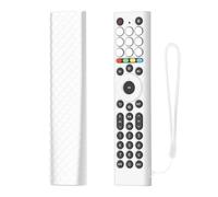 Custodia Morbida in Silicone per HISENSE ERF2K38H - Copertura Protettiva con Texture Antiscivolo, Paraurti Antiturto, Colori Brillanti, con Cordino per Facile Accesso e Prevenzione Cadute (Bianco)