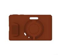 Custodia morbida in silicone per Kodak Pixpro per c1 con cordino morbido | Silicone antigraffio, pulsante preciso per l'accesso, include cordino, adatto per Kodak Pixpro per C1, nero, rosa, marrone
