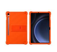 Custodia morbida in silicone X730/X736 compatibile con Samsung Galaxy Tab S11 da 11 pollici il tablet, con supporto regolabile.(Orange)