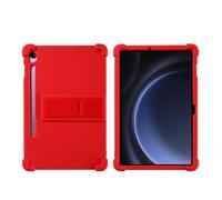Custodia morbida in silicone X730/X736 compatibile con Samsung Galaxy Tab S11 da 11 pollici il tablet, con supporto regolabile.(Red)