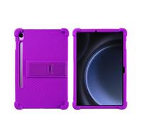 Custodia morbida in silicone X730/X736 compatibile con Samsung Galaxy Tab S11 da 11 pollici il tablet, con supporto regolabile.(PURPLE)