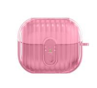 Custodia morbida in TPU per Galaxy Buds3/3pro auricolari, custodia protettiva antiscivolo antiurto, protezione accessori per cuffie (Transparent Pink)