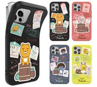 Custodia trasparente da viaggio originale Kakao Friends Galaxy S21 S21 Plus S...