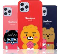 Custodia in gelatina trasparente originale Kakao Friends Thank You iPhone X X...