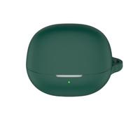 Custodia morbida per auricolari QCY MeloBuds N20, custodia protettiva per cuffie, antiurto e antipolvere, con gancio (verde scuro)