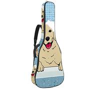 Custodia morbida per basso e chitarra con gancio posteriore Loop Electirc Chitarra zaino animale cane spessore imbottitura di sicurezza cane animale