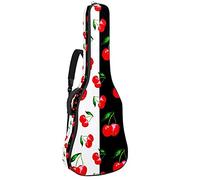 Custodia morbida per basso e chitarra con gancio posteriore Loop Electirc chitarra zaino ciliegia spessore imbottitura di sicurezza Ciliegia
